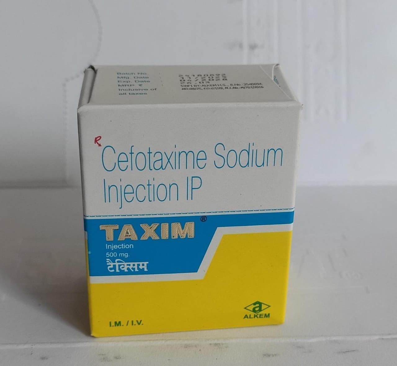 TAXIM 500 MG