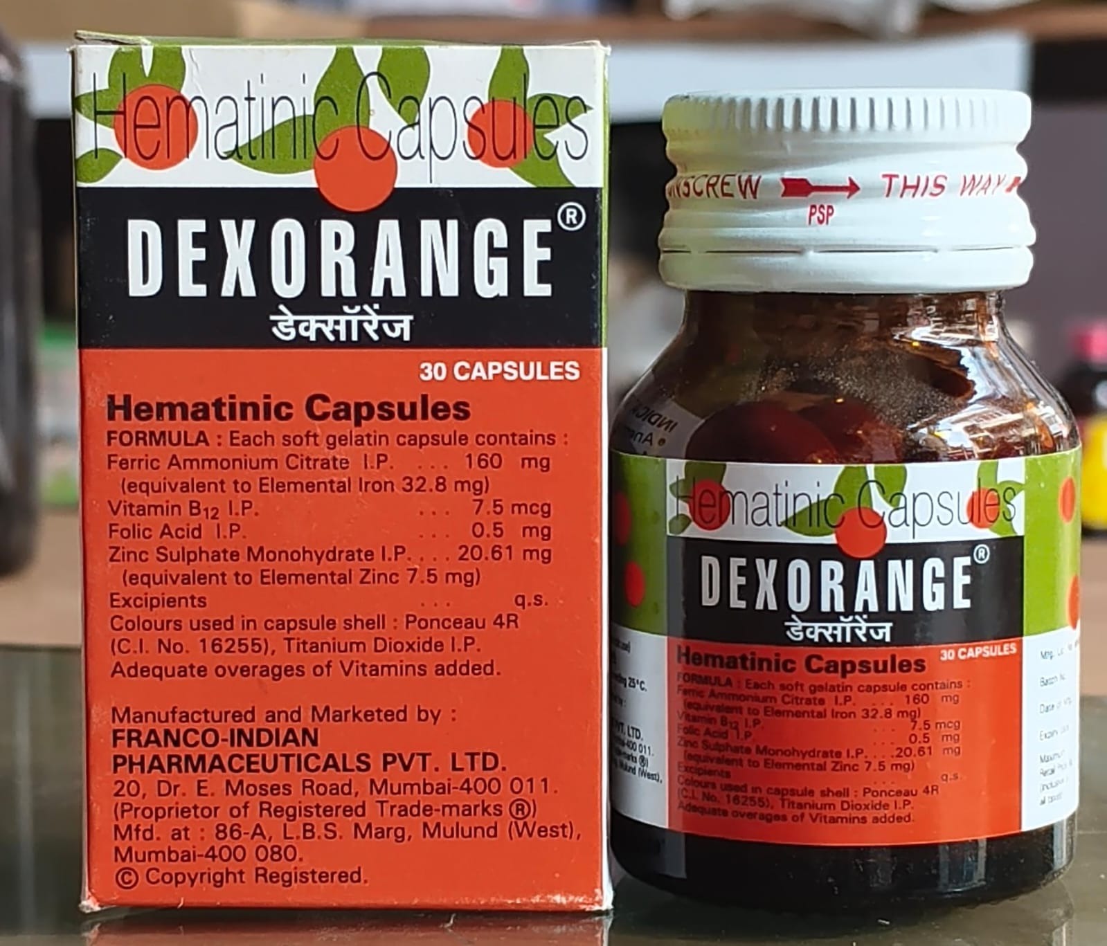 DEXORANGE CAPSULES