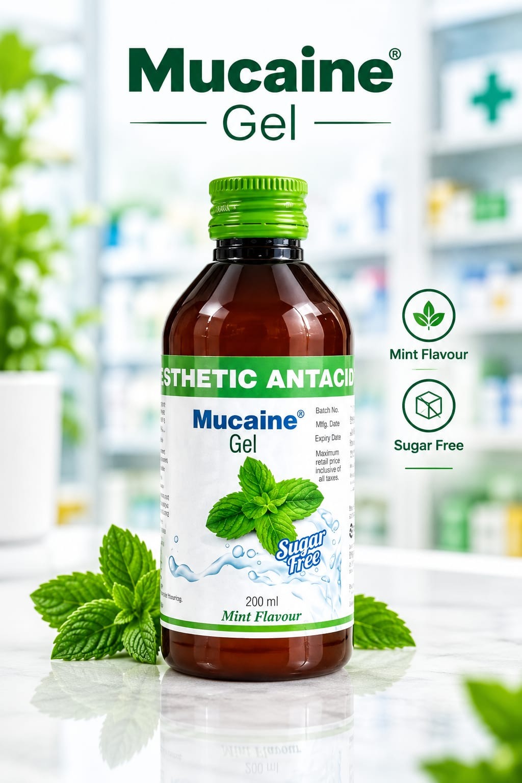 MUCAINE GEL 200ML